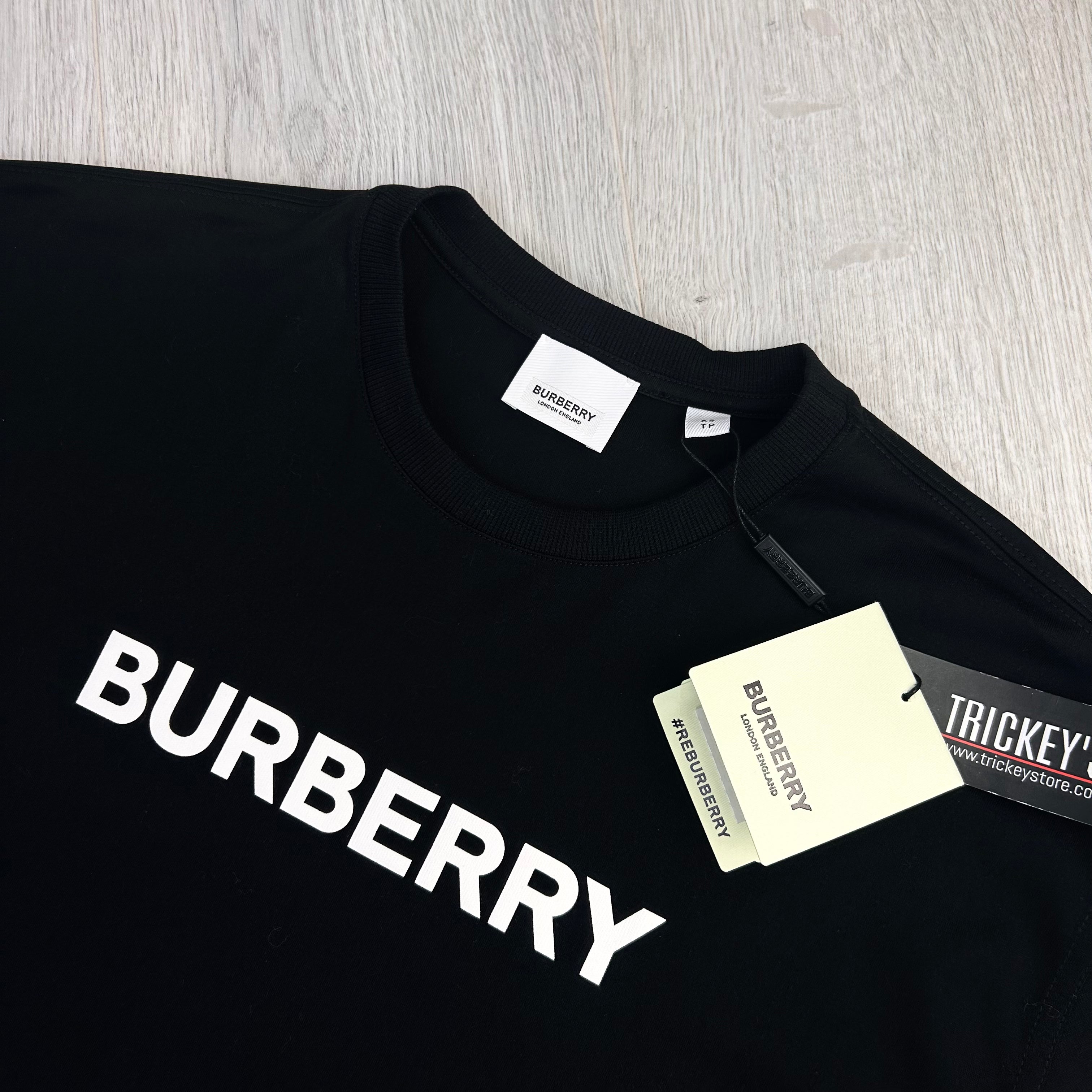 Burberry Men’s Black Oversized T-shirt