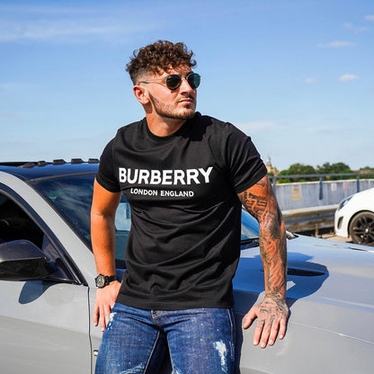 Burberry Men’s Black Short-sleeve Oversized T-shirt