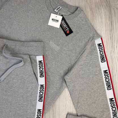 Moschino Men’s Grey Full Tracksuit