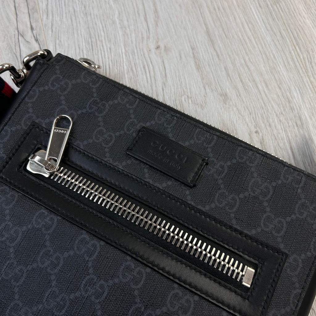 Gucci Messenger Men’s GG Black Small Side Big