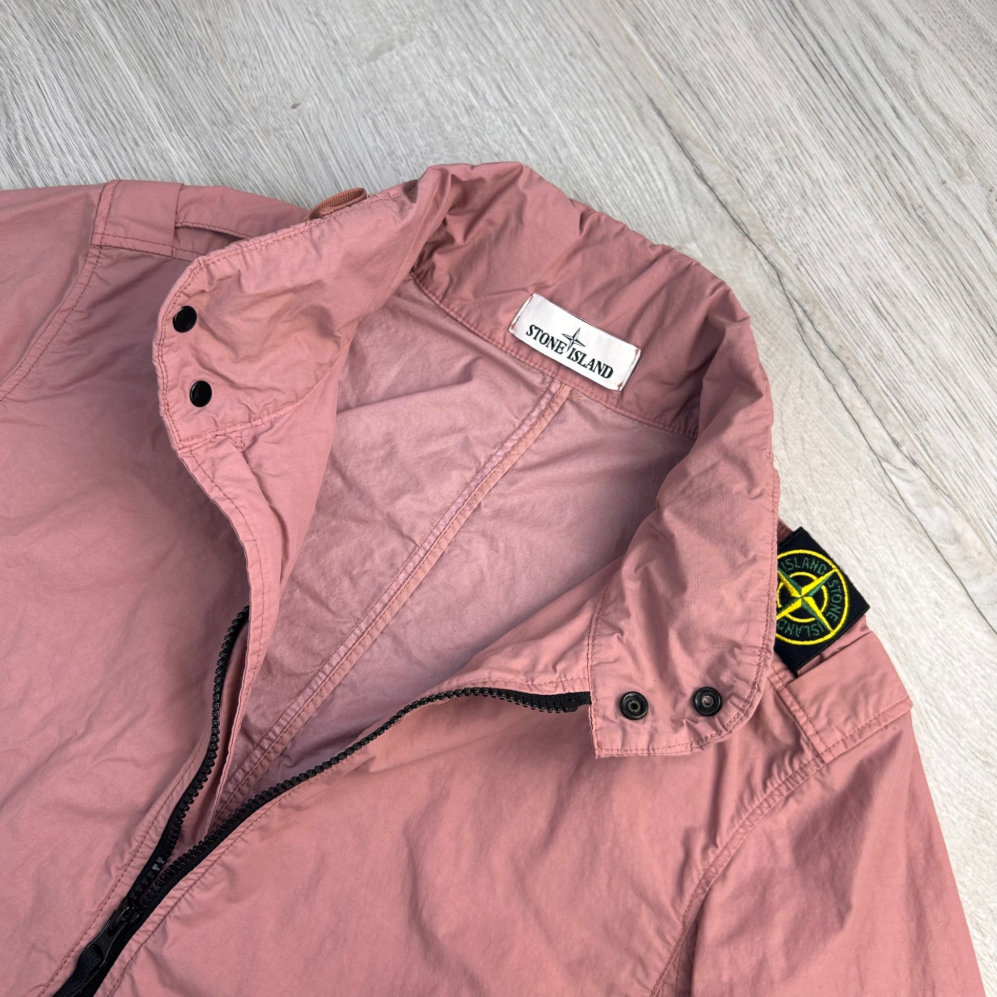 Mens pink sales stone island jacket
