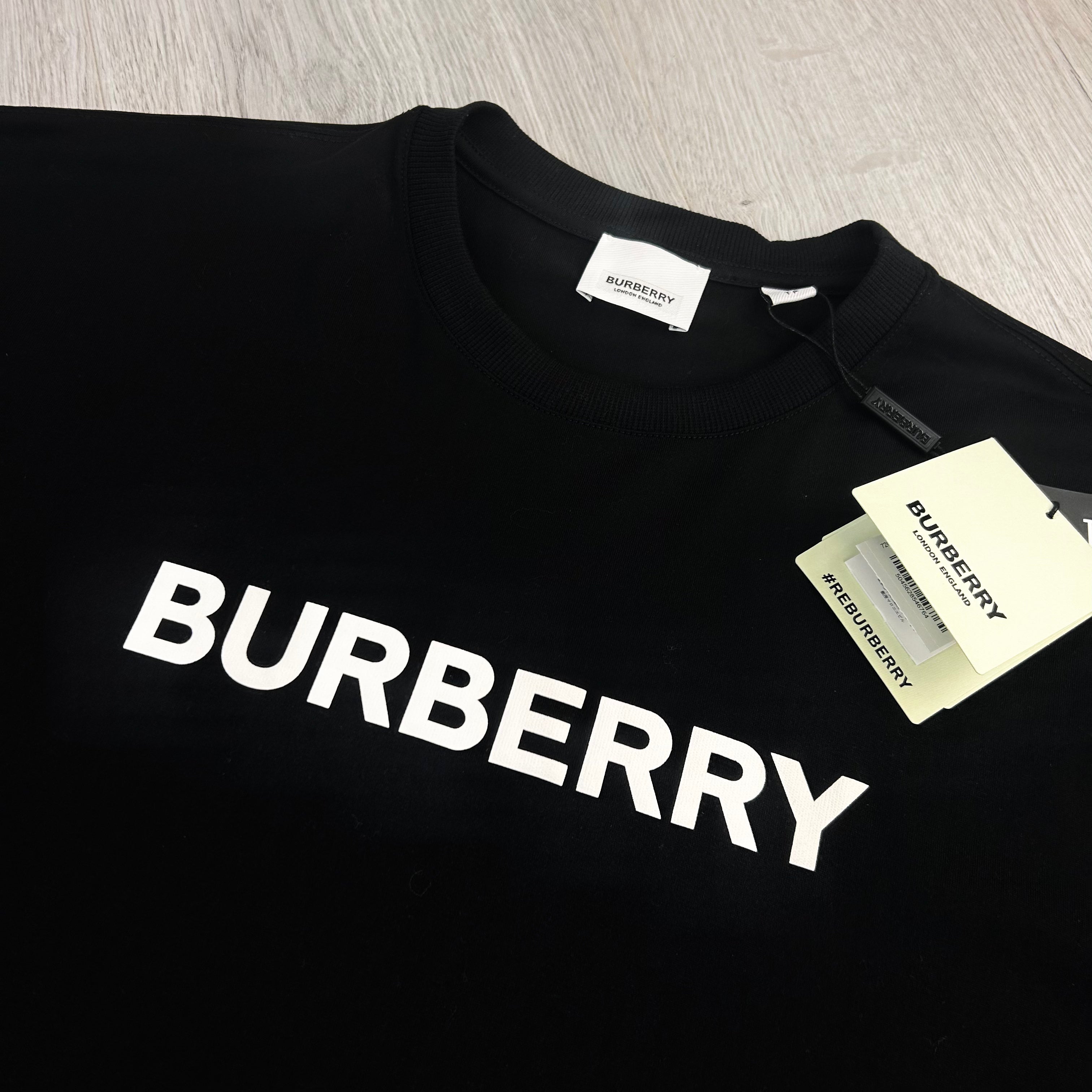 Burberry Men’s Black Oversized T-shirt