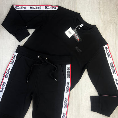 Moschino Men’s Black Full Tracksuit