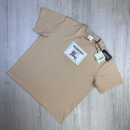 Burberry Men’s Beige Equestrian Knight T-shirt