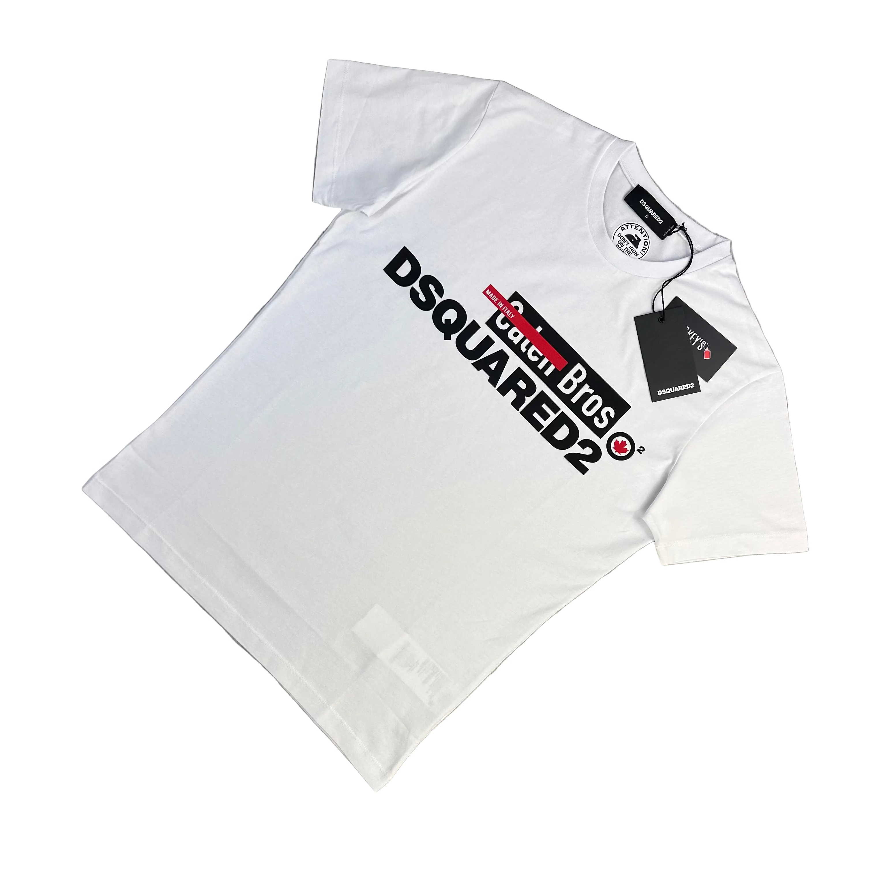 Dsquared2 Men’s ‘Caten Bros’ White T-shirt