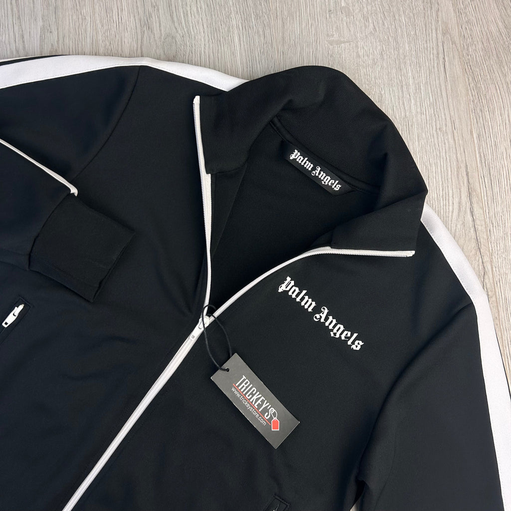 Palm Angels Men’s Zip-up Black Track Jacket