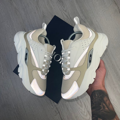 Dior B22 Men’s Cream Beige White Trainers - 43 (Uk 8/8.5)