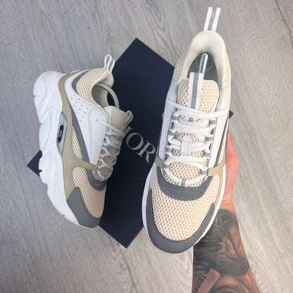 Dior B22 Men’s Cream Beige White Trainers - 43 (Uk 8/8.5)