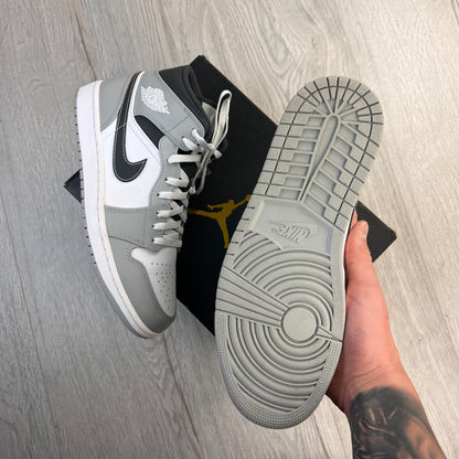 Jordan 1 Smoked Grey Mid Trainers - Uk 8.5
