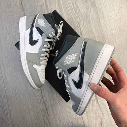 Jordan 1 Smoked Grey Mid Trainers - Uk 8.5