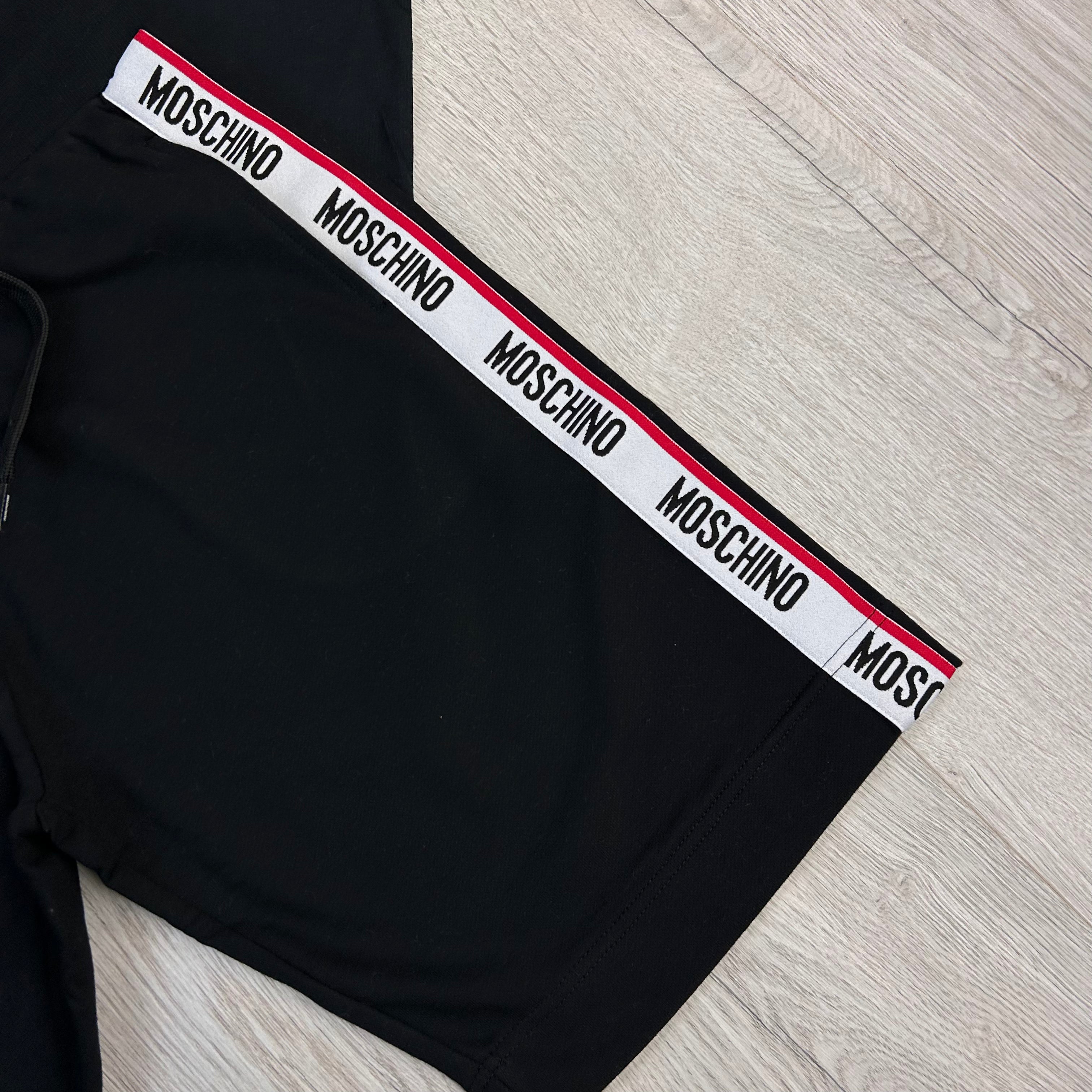 Moschino Men’s Black T-shirt & Short Set