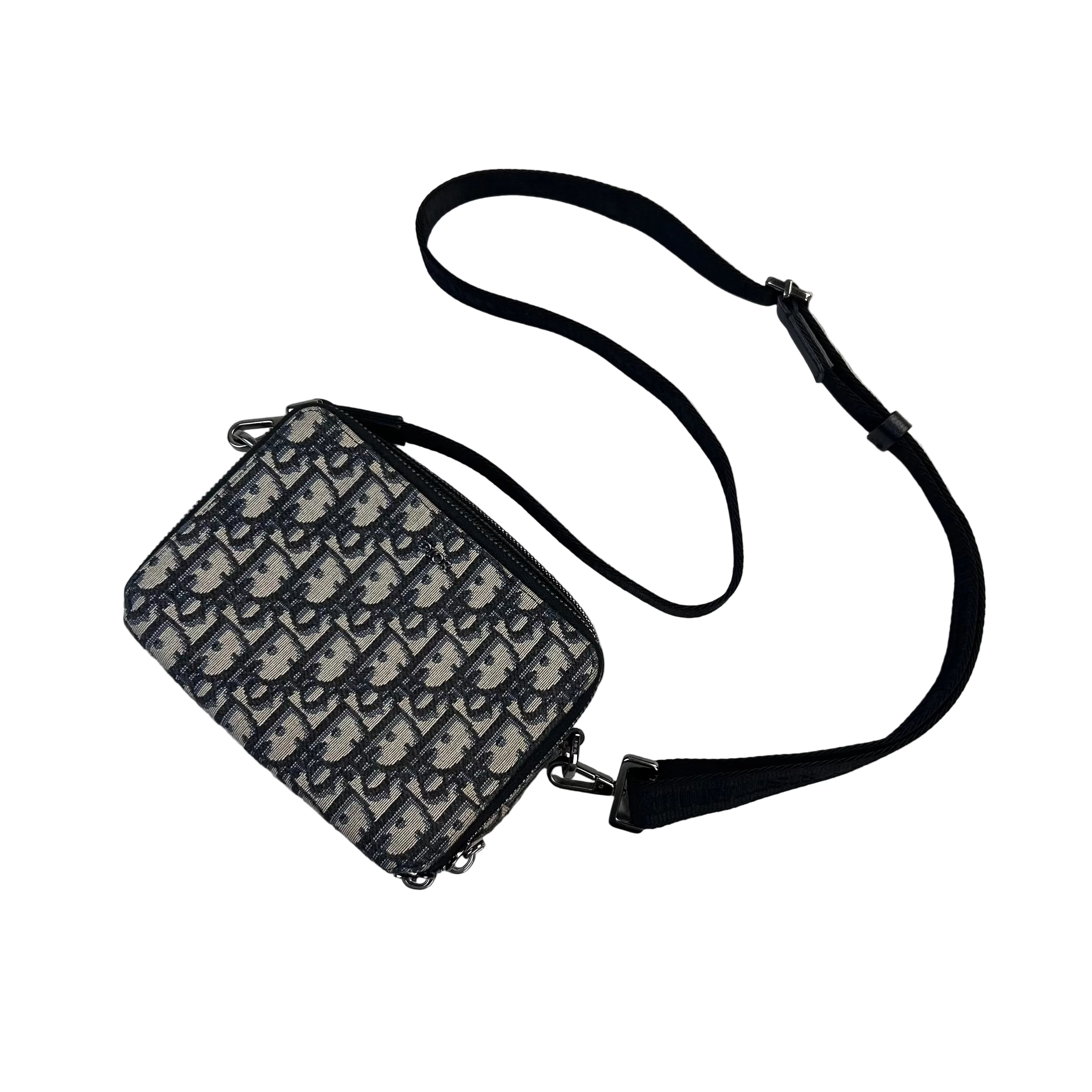 Dior Zipped Pouch With Shoulder Strap Bag