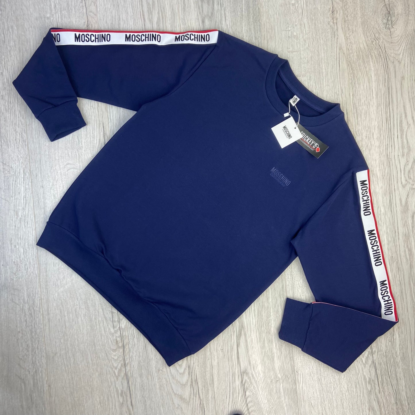 Moschino blue jumper outlet