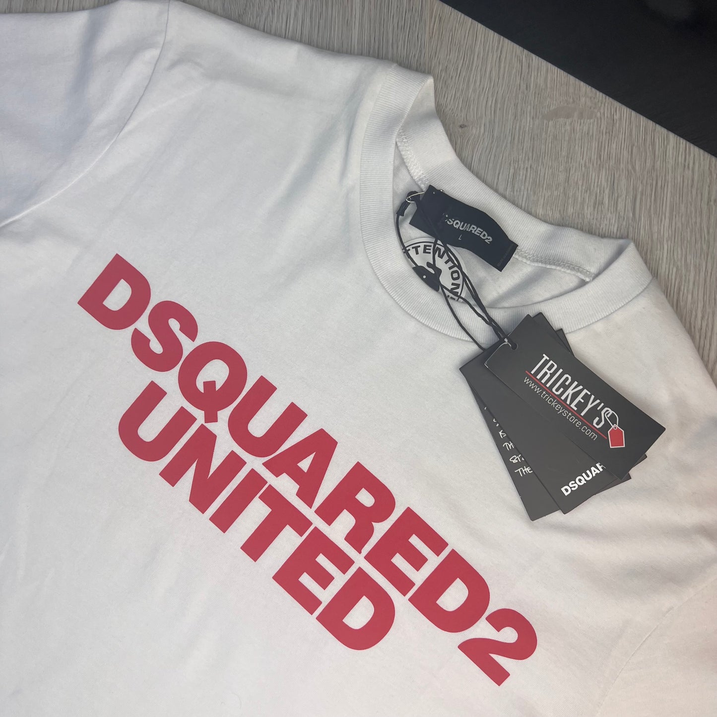 Dsquared2 ‘UNITED’ Men’s White T-shirt