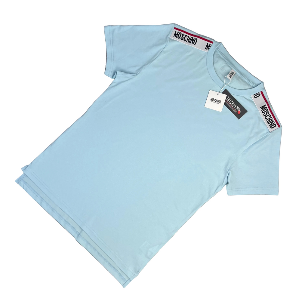 Moschino Men’s Baby Blue T-shirt