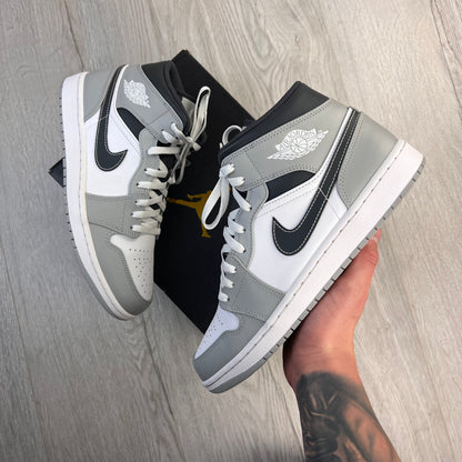 Jordan 1 Smoked Grey Mid Trainers - Uk 8.5