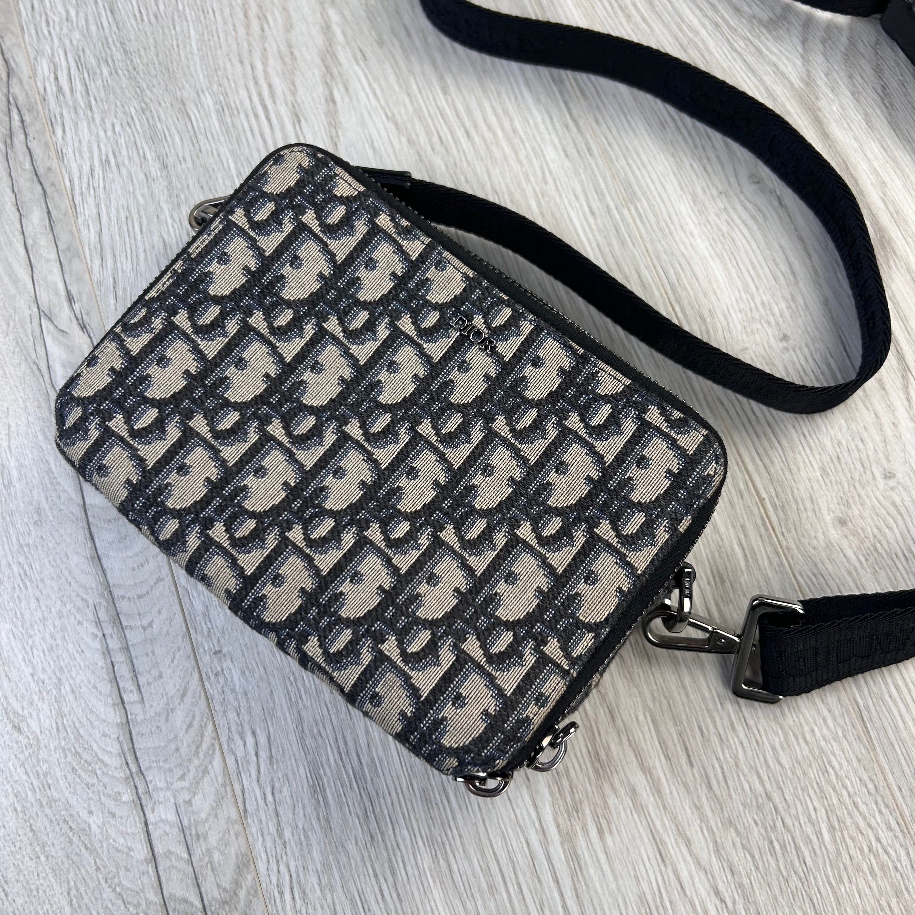 Dior Zipped Pouch With Shoulder Strap Bag