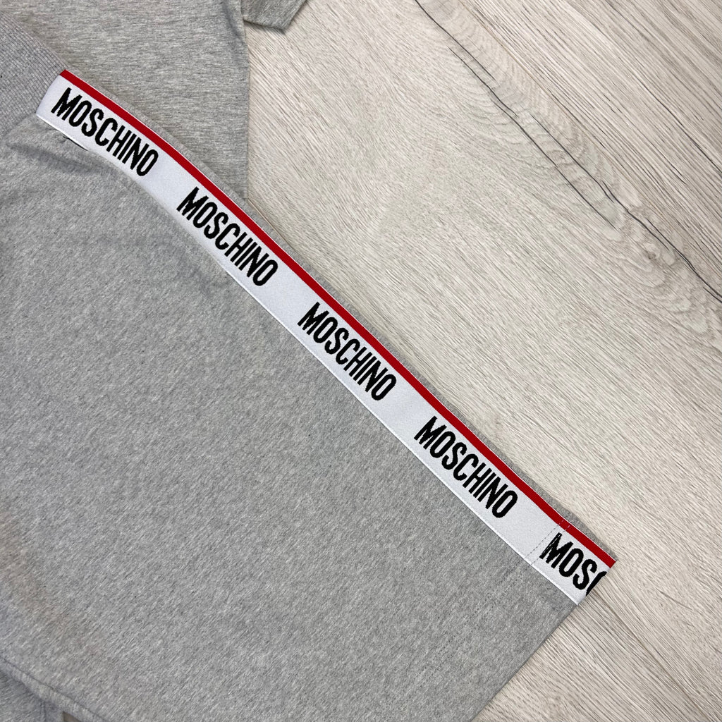 Moschino Men’s Grey T-shirt & Short Set