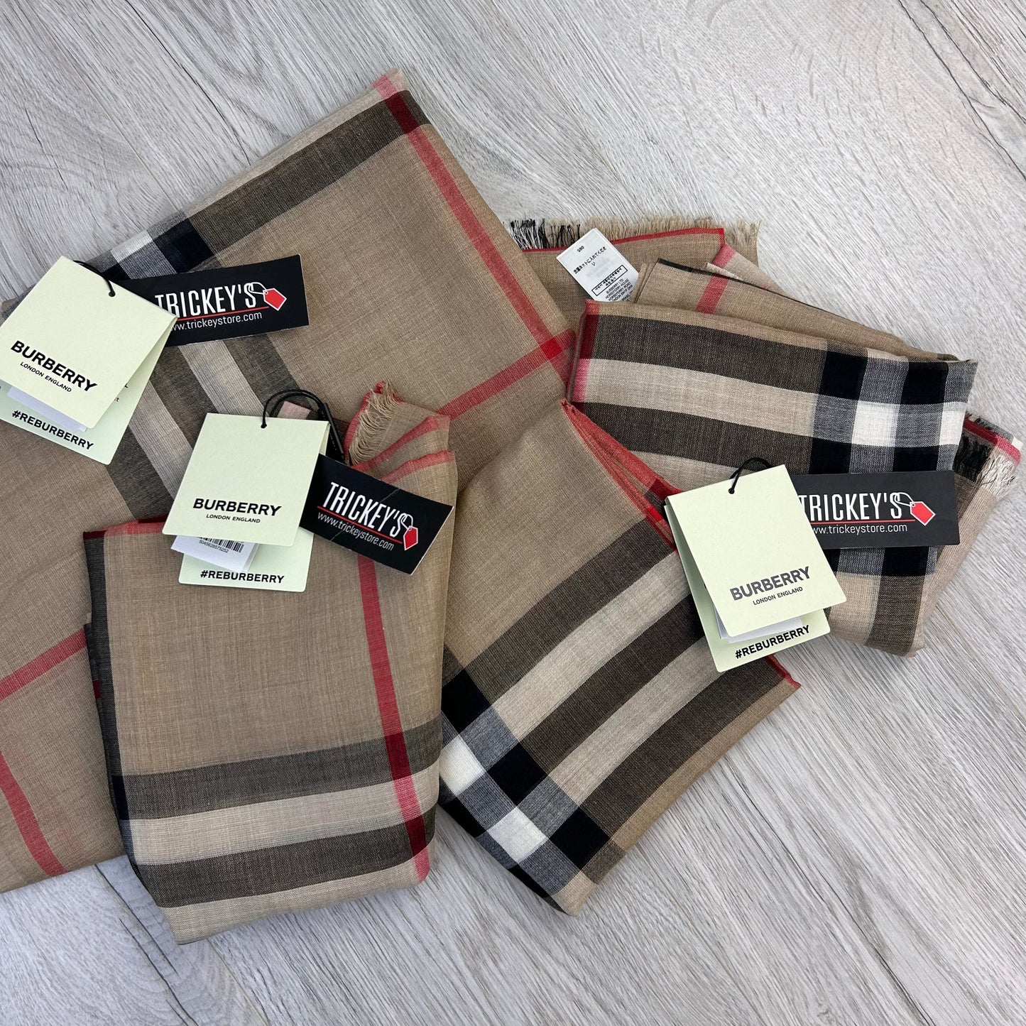 Burberry Men’s Original Check Printed Silk Scarf